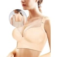 thumbnail image 1 of Women's Push Up Bra,full-coverage Underwire Bra,hide Back Fat Deep Cup Bra,smoothing T-shirt Bra,sculpting Uplift Bra, 1 of 5
