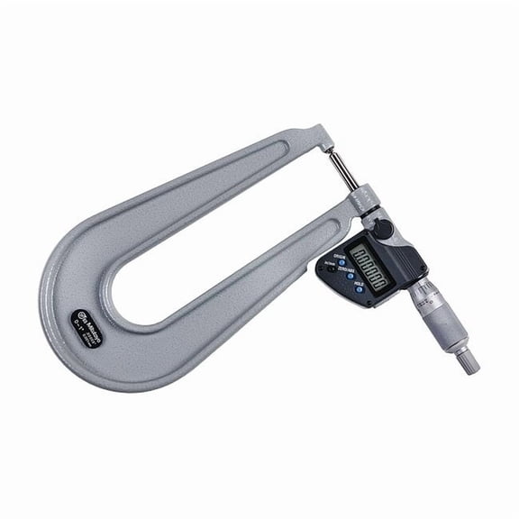 Mitutoyo Micrometer,Sheet Metal,S-S 0-1"IP65 389-371-32