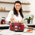 thumbnail image 4 of Westinghouse 4 Slice Toaster - Red, 4 of 9