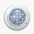 thumbnail image 4 of Porque soy una bola de espejos Pins No eres como los normales Creative Swift The Taylor Music Letras Broche Insignia Fans Collec 58mm, 4 of 5