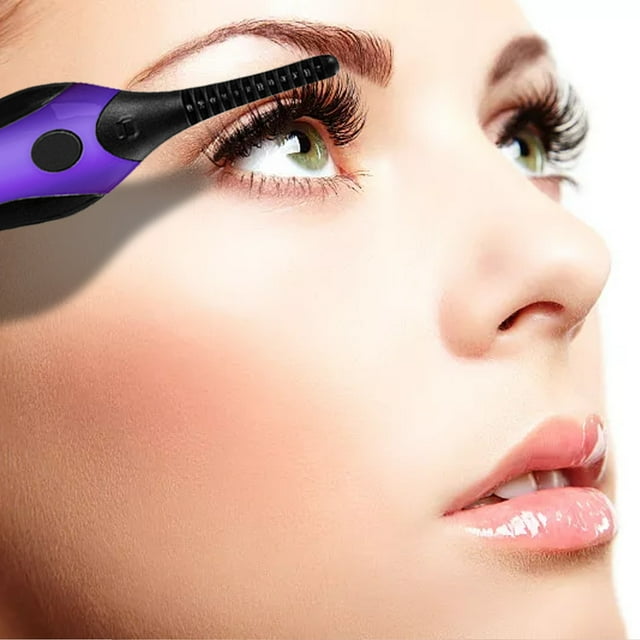 Fiudx Rizador de Pestañas con Pantalla Lcd y Calefacción, Diseño Tipo C de Carga Rápida, Rizado Natural de Larga Duración, Imprescindible para Maquillaje de Viaje, Regalo Perfecto para Mujeres, Ergon