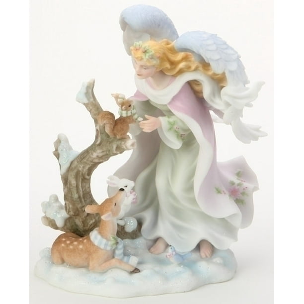 Temerity Ugyldigt Almægtig Seraphim Classics Elise Joyful Winter Angel Christmas Figure #71163 -  Walmart.com
