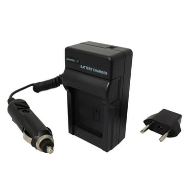 Batteries N Accessories BNA-WB-109 Camcorder Battery Charger - Replacement for Sony BC-TRV Charger, Compatible with Sony NP-FP, FH,  FV Battery - 110/220V Fold-in Plug with Car  EU adapters