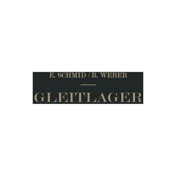 Gleitlager, (Paperback)