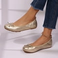 thumbnail image 7 of Rexoro Women Ballet Flats Elastic Round Toe Bow Foldable Dance Shoes Comfort Casual, 7 of 7