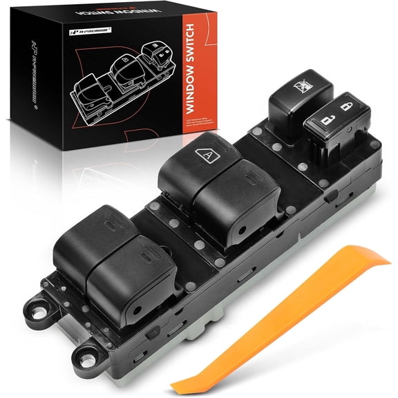 A-Premium Front Driver Side Master Power Window Switch Compatible with Nissan Frontier 2008-2020, Xterra 2008-2015