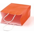 thumbnail image 4 of 12 bolsas de papel kraft de color liso, rectangulares, para regalos o compras, con asas de cordel de papel., 4 of 4