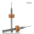 thumbnail image 6 of 20 Pcs Micro Drill Bit Set Micro Drill Bits Tungsten Steel PCB Print Circuit Board Flute CNC Router Bits Shank for Rough Stone Jewelry Punching Engraving (0.2-0.6 mm), 6 of 8
