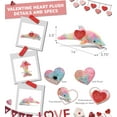 thumbnail image 3 of DolliBu I Love You Plush Super Soft Rainbow Dolphin - Cute Stuffed Animal Dolphin with Red Heart Plush for Valentines, Anniversary, Romantic Date, Boyfriend, or Girlfriend Gift - 14 Inches, 3 of 6
