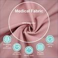 thumbnail image 6 of MLQIDK Pink Scrubs Sets for Women Plus Size Scrub Joggers Petite V Neck Scrub Pants and Tops Medical Scrubs Nurse Uniforms Clothing Set for Women Pink S, 6 of 8