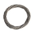 thumbnail image 2 of Corona de ratán DIY, corona artificial de 6 pulgadas, suministros para hacer coronas de bricolaje, puerta de entrada Gris, 2 of 9