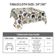 thumbnail image 7 of Wukai Cute Cats Waterproof Tablecloth for Kitchen Dining, Fits Square Tables for 2-4 Seats -54"x54", 7 of 7