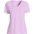 thumbnail image 3 of Lands' End Supima Cotton V-Neck T-Shirt, 3 of 3