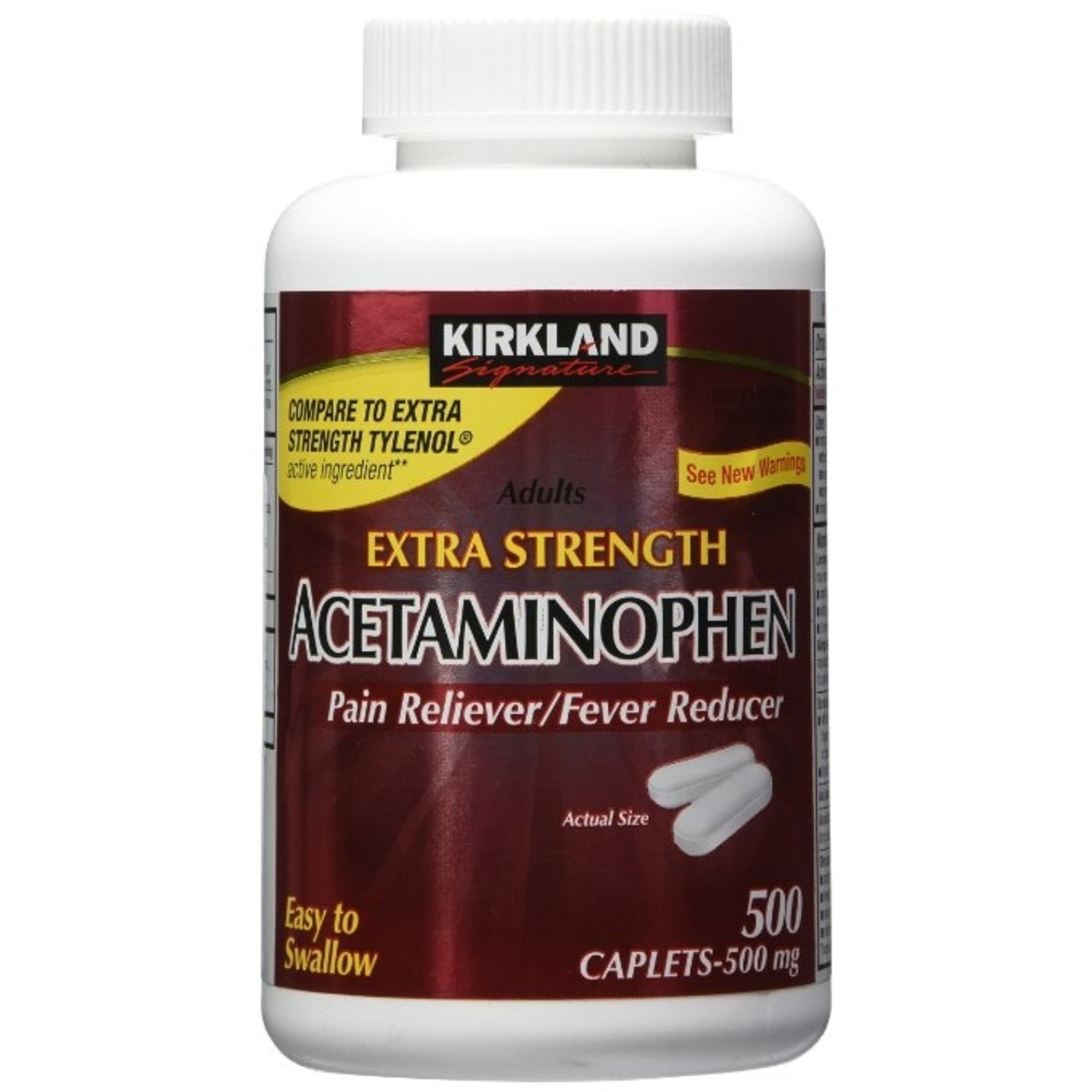 Kirkland Signature Extra Strength Acetaminophen 500 mg - 500 Caplets