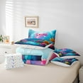 thumbnail image 6 of Feelyou Cute Ocean Axolotl Bedding Comforter Set 7pcs for Child, Cartoon Dreamy Animal Queen Bedding Sets, Fairy Tale Animal Reversible Queen Sheet Sets, Breathable Home Decor, 6 of 8