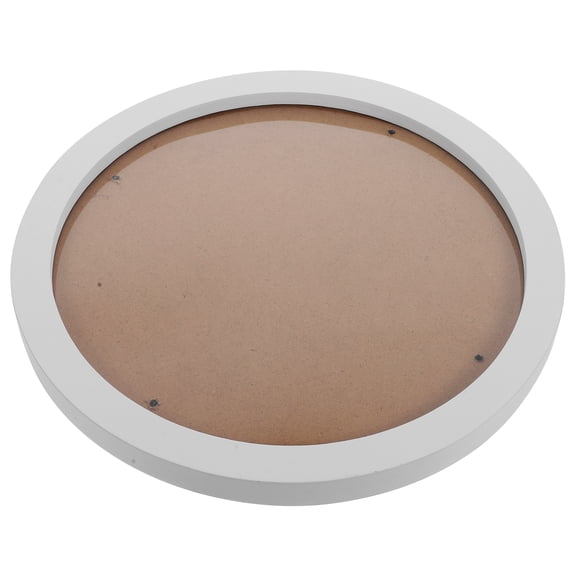 Round Wooden Picture Frame Circular Frames Reveal Photo Work