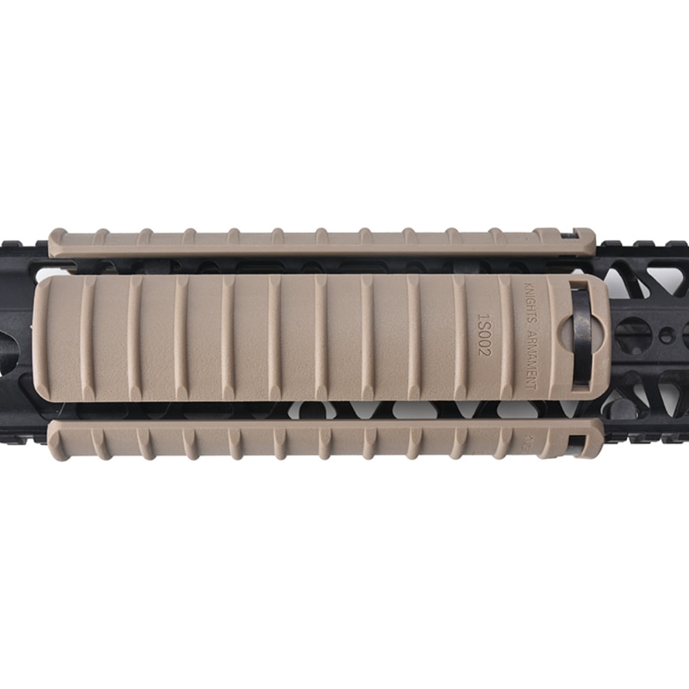 4pcs/set Nylon KAC Rail Covers Handguard Protector for Unmounted Rail Areas Kids Toy Sand color