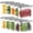 Grey, variant on 10-pack reusable quart freezer bags, food storage bags, can be stored upright | Dishwasher safe, leak-proof, BPA-free, food-grade material, freezer safe