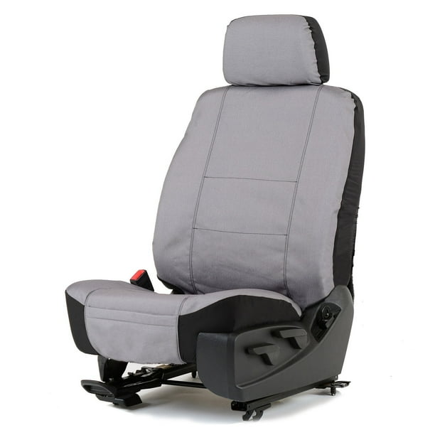 Universal Canvas Low Back Bucket Seat Cover W/Headrest Cover Walmart