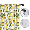 thumbnail image 4 of Blackout Kids Curtains,Yellow Lemon Fruit Flowers White Pattern Childrens Insulated Curtains Set Of 2,Bedroom Essentials,Toddler Room Decor 42"x63", 4 of 5