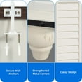 thumbnail image 5 of DEXTRUS 45"H Storage Cabinet with Doors & Adjustable Shelf, Kitchen Pantry Bathroom Cabinet, White, 5 of 8