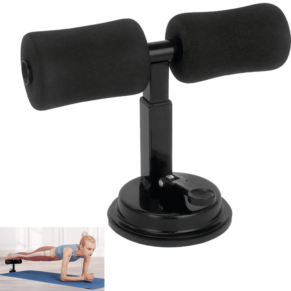 Sit Up Bar for Floor Adjustable Self-Suction Sit Up Assistant Equipment Abdominal Exercise Equipment Household Fitness Equipment for Body Building Portable Sit Up Assistant Device for Ab Trainer 