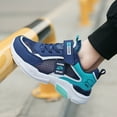 thumbnail image 5 of Little Boys Sneakers Breathable Mesh Sports Kids Lightweight Walking Running Durable Easy Off Hook Loop Strap Shoes Size 6-7T, 5 of 8