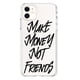 thumbnail image 1 of Funda de teléfono con cabeza negra para iPhone, carcasa para hacer dinero en efectivo, compatible con modelos 11, 12, 13, 14 Pro, Mini Max, X, XR, 8, 7 Plus Fivean unisex, 1 of 2