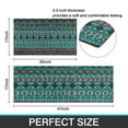 thumbnail image 7 of Turquoise Boho Tribal Triangles and Arrows Pattern Kitchen Rugs Sets Of 2,Anti Fatigue Kitchen Mat Rugs Non Slip Washable,Decorative Kitchen Floor Mats for Kitchen,Sink,Laundry,17"x30"+17"x47", 7 of 7