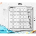 thumbnail image 2 of Priaora Generic Acrylic Magnetic Seashell Display Box, Clear Seashell Storage Box Display Case, Small Craft Organizers Container for Small Craft Organizer Case Bead, Gemstone, Nail, Jewelry (K180-1), 2 of 5