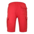 thumbnail image 2 of Victorious Men's Heavyweight Fleece Cargo Shorts VS76 - Red - 5X-Large, 2 of 4