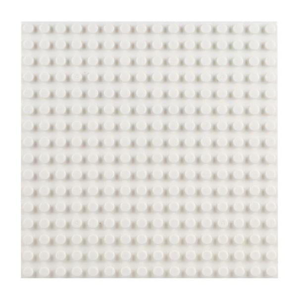 white lego base plates