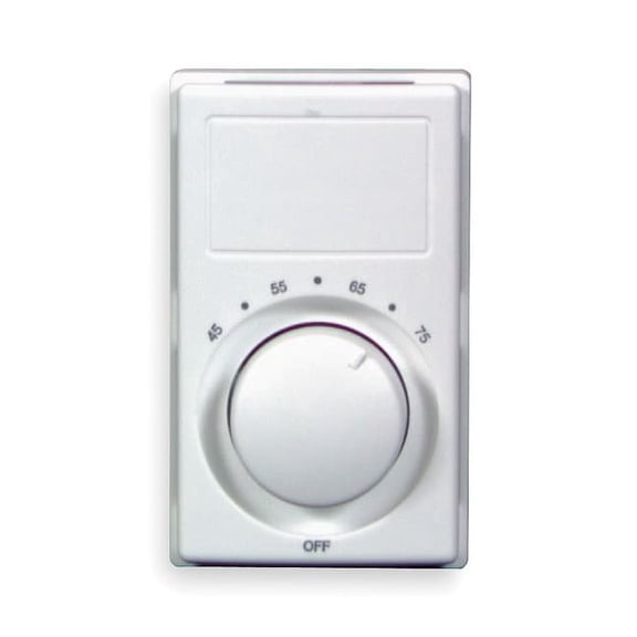 Dayton Thermostat, Wall, 120-277V, 60 Hz 2YU89