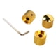 thumbnail image 4 of Perilla de control de tono de guitarra Bling Bling 3 piezas perilla de guitarra de repuesto doble apilado metal, 4 of 12
