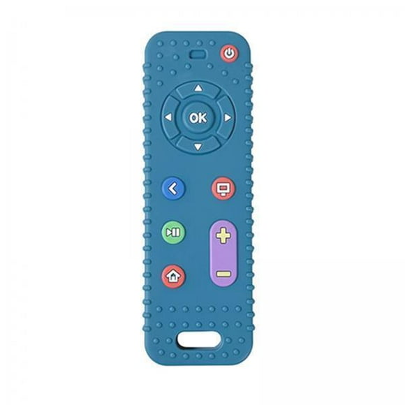 Lipstore 4xBaby Teething Toy TV Remote Control Shape for Boys Girls Holiday Gift Infant Blue