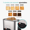 thumbnail image 2 of Tostador De Pan 2 Rebanadas 1000w 7 Niveles Acero inoxidable Smart-tek Sd2041, 2 of 5