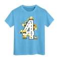 thumbnail image 2 of Toddler Kids Boys T Shirts Short Sleeve Casual Tops Outdoor Sports Summer Excavator Graphic Shirts Summer Tops Tees 10-11 Years, 2 of 4