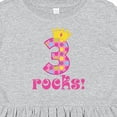 thumbnail image 4 of Inktastic 3rd Birthday Rocks Princess 3 Year Old Girls Toddler Dress, 4 of 5