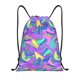 thumbnail image 1 of Fotbe Disco Roller Skates Bolsa Mochila con Cordón Estampada, Bolsa de Gimnasio Deportiva, Bolsa Cinch, Bolsa con Cordón para Hombres y Mujeres-Medium, 1 of 6