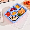 thumbnail image 6 of SPOORYYO Six compartment lunch box with lid for food separation snack fruit dry fruit preservation meal prep, 6 of 6