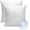 White-16 X 16 Inches, variant on Outdoor Pillow Inserts, 18x18 Waterproof Throw Pillows Pack of 2, Outdoor Pillows Water-Resistant Decorative Premium Square Pillow Stuffer Sham for Porch Patio Living Room Bedroom Furniture