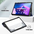 thumbnail image 5 of Epicgadget Case for Lenovo Tab M10 Plus (3rd Gen) 10.6 Inch Display 2022, Slim Lightweight Auto Sleep/Wake Trifold Stand Cover Case for Lenovo Tab M10 Plus Gen 3 Tablet TB-125F/TB-128F (Navy Blue), 5 of 5