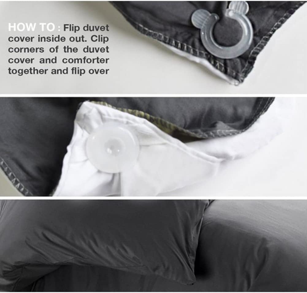 Duvet Comforter Clips Bed Duvet Donuts Holder Keeps Corners of Duvets Blanket OO 