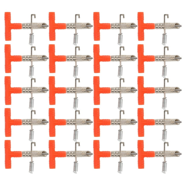 Alimentador de agua para conejos, 20 piezas, tetina para beber para conejos de tres vías duradera, alimentador automático de agua para conejos, diseño de clase mundial