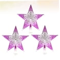 thumbnail image 3 of AURARMLET 3-Pack Hollow Christmas Tree Star Ornaments Plastic Holiday Decorations for Festive Home and Party, 3 of 8