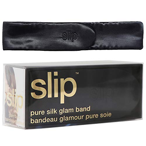 Slip Pure Silk Glam Band, Mulberry Silk Headband, Black