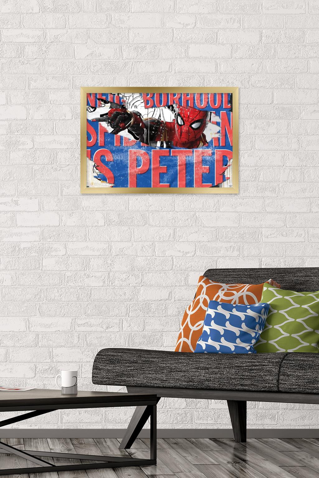 Marvel Spider-Man: No Way Home - Web-Shooter Wall Poster, 14.725" x 22.375" Framed