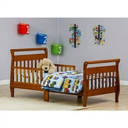Dream On Me Sleigh Toddler Bed, Pecan