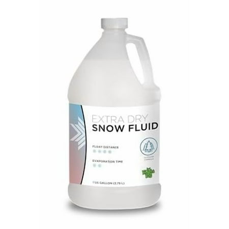 Froggy's Flakes® - EXTRA DRY - OUTDOOR FORMULA- 1 Gallon - Snow Juice Machine Fluid by Froggy's Fog® - (>30 Foot Float / Drop) Highly Evaporative Formula