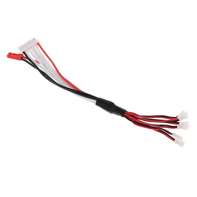 Cable de Carga de Batería Lipo Cable de Carga six en un con Conector Ecualizador JST XH de 6 S Hugo Adaptador de carga de lipos